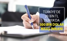 Türkiye'de 20 Bin TL Dünya'da 300 Bin Dolar Maaş Veriliyor! İşte Yapılacak İş ve Şartlar